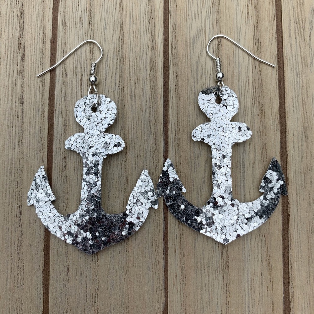 New! | Handmade Faux Leather Earrings Single